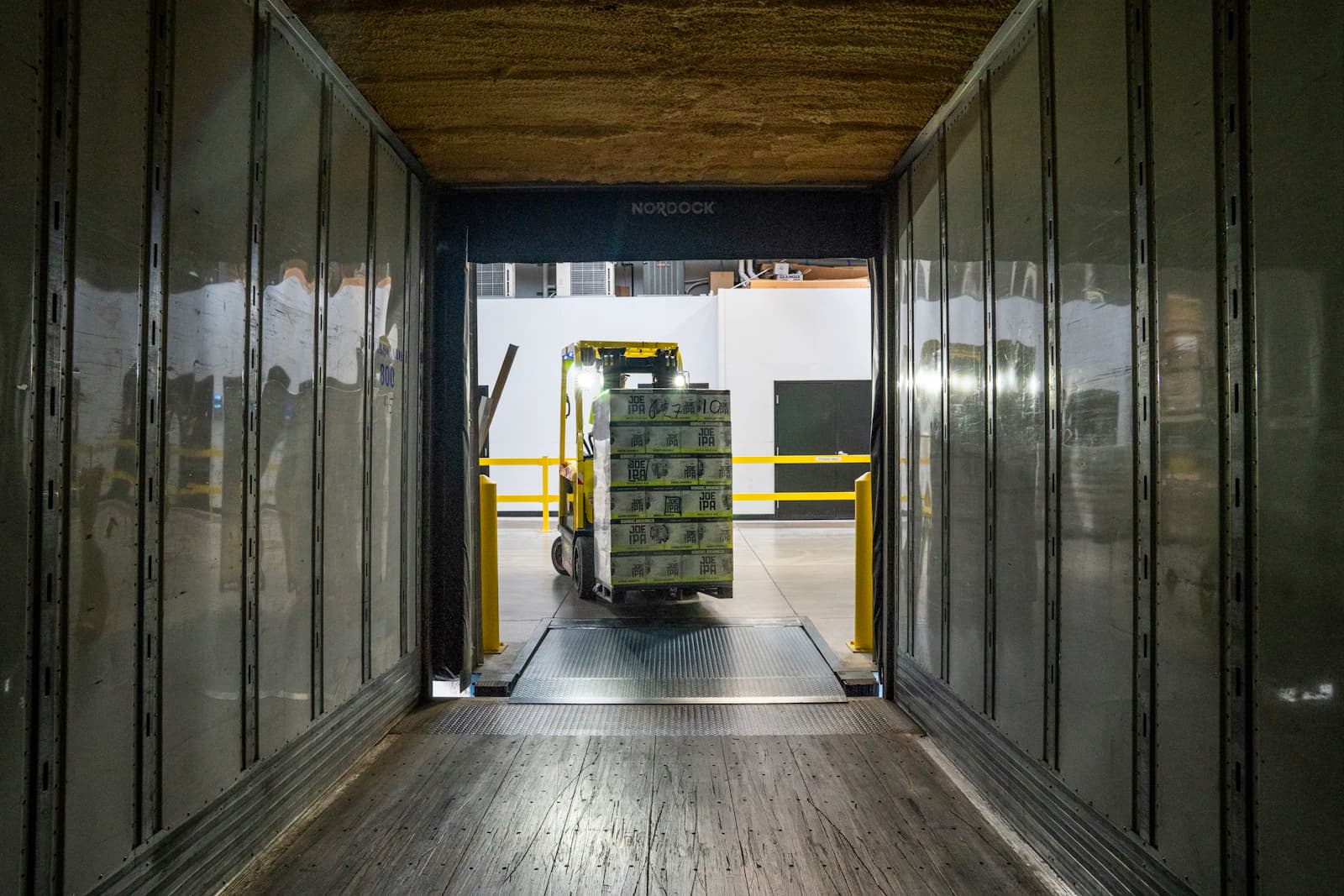 Forklift and heavy equipment serviced at FluidMotion's workshop in the Industrial Area